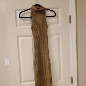 Cocktail Ribbed bodycon midi dress